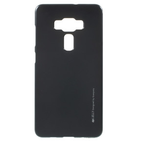 Силиконов гръб ТПУ MERCURY iJelly Metal Case за Asus Zenfone 3 Deluxe 5.7 ZS570KL Z016D черен